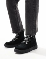 Explorer III Joan WP waterproof leather snow boots in black