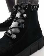 Explorer III Joan WP waterproof leather snow boots in black