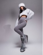 Moonboot Icon low boots in silver