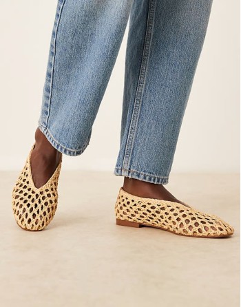Linus clean  ballets in natural weave