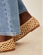 Linus clean  ballets in natural weave