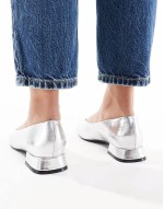 Wide Fit Lavinia ballet in silver